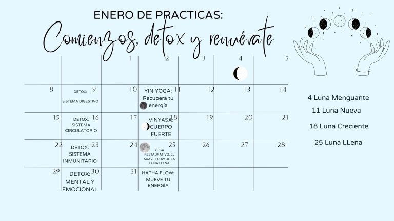 calendario de clases de enero: